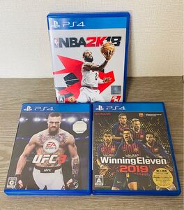 ps4 スポーツ3点セット ウイニングイレブン 2019 ufc3 nba2k 18 ウイイレ PS4ソフト EA SPORTS