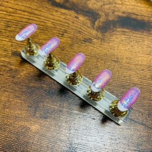 量産型ネイルチップ ユニコーンカラー ギャルネイル