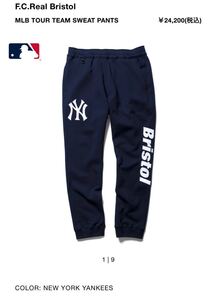 F.C.Real Bristol MLB TOUR TEAM SWEAT PANTS サイズXL 新品未使用 ブリストル