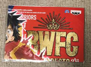 ワンピース BWFC BANPRESTO WORLD FIGURE COLOSSEUM 造形王頂上決戦 vol.4 モンキー・D・ルフィ　販促ポスターのみ 非売品