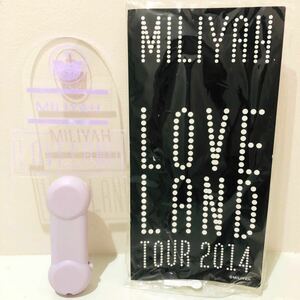 【極美品】 アクリルスタンド ペンライト ペンスティック 加藤ミリヤ ライブ ツアー 2014 LOVELAND グッズ タレント