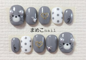 ねずみさんネイルチップ