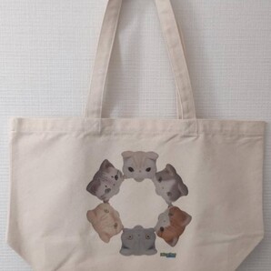 トートバッグ 『猫の円陣』