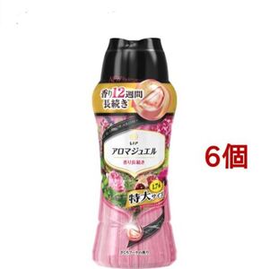 レノア ハピネス アロマジュエル 香り付け専用ビーズ ざくろブーケの香り 本体 特大 1.7(805mL) 6個セット