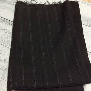 ☆10　ハギレ　ストライプ柄　秋冬物　150ｃｍ幅45ｃｍ　送210円～