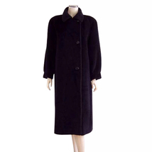 美品★ALTO CAPPOTTO*イタリア製ピアチェンツァ*紺色系*希少ベビーラム高級コート*大きいサイズ(3Lサイズ相当)_画像1