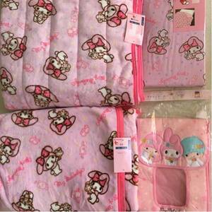  My Melody lucky bag blanket .. futon cover multi cover single bed pad toilet three point set ki Kirara towel stocker pillow cover two sheets autumn 