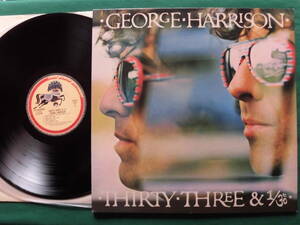 ジョージ・ハリスン/1/33　バック・ミュージシャン、トム・スコット、ビリー・プレストン、ウィリー・ウィークス他参加1976年国内初回盤
