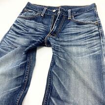 リーバイス LEVIS 00703-0007 703 デニムジーンズ ジーパン W29-L32 ストレートシルエット 色落ち感最高 ヒゲ色落ち♪ポケ破れ■Ja2659_画像7