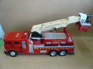 ●レトロ玩具●消防自動車（はしご車）車長約５２cm　＃当時物