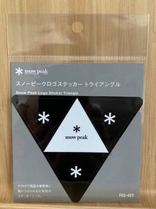  Snow Peak snow peak triangle logo-sticker new goods snow . festival limitation 