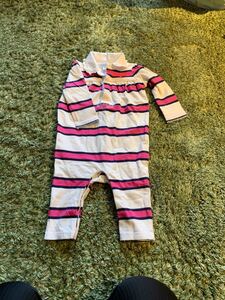 ラルフローレン ベビー服 ロンパース 長袖カバーオール 70cm秋冬 女の子用
