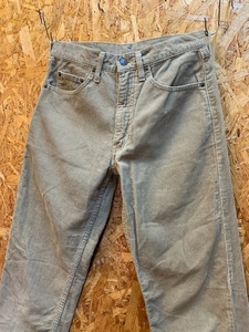 メンズ パンツ Levi's 503 リーバイス ベージュ コーデュロイ 小さい サイズ 秋 冬 FD220TC/ W29