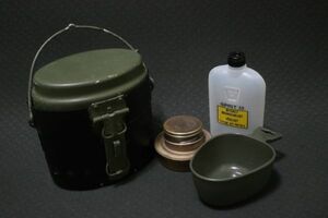 Sam 5522 free shipping Sweden army female kit set mess kit green color outdoor army for army thing army mono military Vintage 