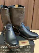 ウエスコ WESCO 2014 Limited Model HORSEHIDE NARROW ENGINEER BOOTS 8.5E 新品未使用_画像2