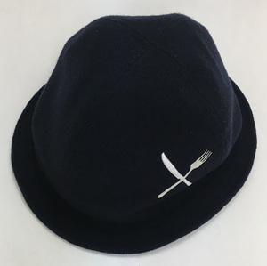 新古品 DINNER　MY　HAT　ハット　ネイビー　E-059