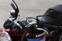 Z900RS Z900RS CAFE セパレートハンドル CNC Φ28ｍｍ 角度調整可能 銀_画像4