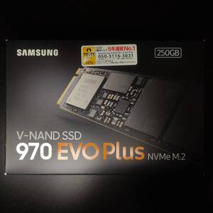 SSD 250GB Samsung 970 EVO Plus NVMe M.2 MZ-V7S250B/IT