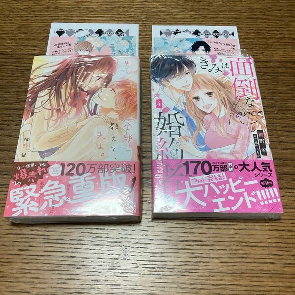 きみは面倒な婚約者4巻 。全部教えて、先生 4巻。