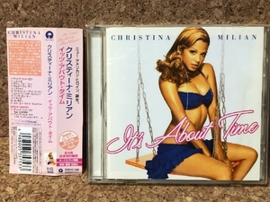 美盤 クリスティーナ・ミリアン Christina Milian 2004年 CD イッツ・アバウト・タイム It's About Time 国内盤 帯付