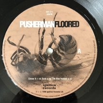 美盤 レア物 プッシャーマン Pusherman 1996年 2枚組LPレコード フロアード Floored 英国盤 Alternative rock UKロック_画像8