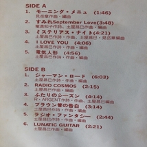 良盤 一風堂 Ippu-Do 1982年 LPレコード ルナティック・メニュー Lunatic Menu 名盤 punk 土屋昌己 すみれSeptember Love_画像6