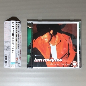 美盤 ほぼ新品 ティム・マッグロウ Tim Mcgraw 1999年 CD プレイス・イン・ザ・サン A Place In The Sun 国内盤 帯付 Country