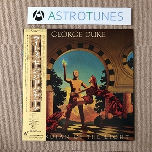 美盤 美ジャケ ジョージ・デューク George Duke 1983年 LPレコード ライト・メッセージ Guardian Of The Light 名盤 国内盤