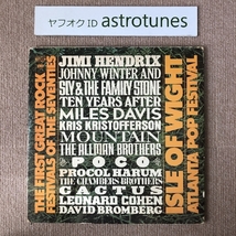 美盤 レア物 オムニバス V.A. 1971年 3枚組LPレコード The First Great Rock Festivals Of The Seventies 米国盤 Jimi Hendrix_画像1