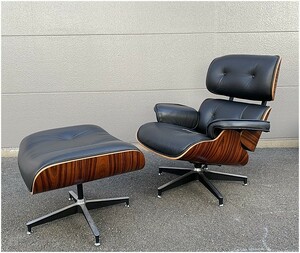 Eames イームズ Lounge Chair&Ottoman ラウンジチェア&オットマン リプロダクト チャールズ&レイ【YY1014-1】