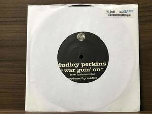 Dudley Perkins / War Goin' On // Stones Throw / ファンクラブ限定45s