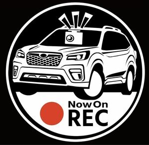 無料車種変更可　スバル　フォレスター　ドラレコ　ドライブレコーダー　ステッカー　FJクルーザー カッティングステッカー sti