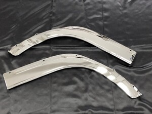 ● 新品: ISUZU いすゞ 超低PM 07エルフ 標準キャブ用 メッキフェンダーパネル 左右セット 【I-1】
