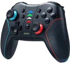 スイッチコントローラー ワイヤレス switchプロコン 二重振動 6軸ジャイロセンサー TURBO連射機能 (ブラック)