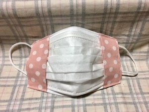 【新品、未使用】【ハンドメイド】不織布マスクを入れて使うマスクカバーです