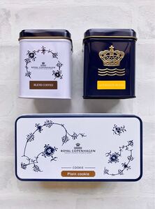 ロイヤルコペンハーゲン 紅茶・コーヒー・クッキーのセット