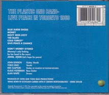 THE PLASTIC ONO BAND / ジョン・レノン / LIVE PEACE IN TORONTO 1969 /UK盤/中古CD!!49093_画像2