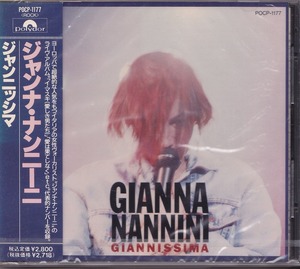 ジャンナ・ナンニーニ / GIANNA NANNINI / ジャンニッシマ /未開封CD!!48998