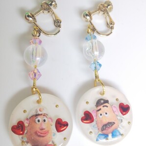 ディズニー アクセサリー トイストーリー ハート サークル型 丸型 UVレジン