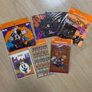 255★シール追加 25周年 ハロウィン シール タオル クリアファイル ミニレター ノート 封筒セット TDL TDS