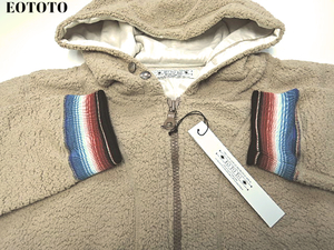 M【SASQUATCHfabrix.NATIVE BORDER RIB FLEECE PARKA11AW-CSP-003 BEIGE サスクワッチ EOTOTO パーカー モコモコパーカー ネイティブ】