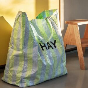 HAY ヘイ キャンディーストライプ ショッパー XL エコバック エコバッグ 手提げバッグ トートバッグ