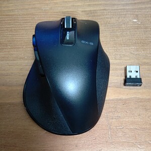 エレコム ワイヤレスマウス EX-G 5ボタン Mサイズ