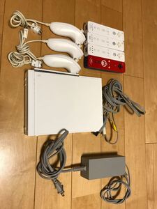 Wii本体 WiiFit ザッパー ハンドル ソフト14本 リモコン4個セット