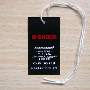 【送料無料】タグ 電波ソーラー GAW-100-1AJF カシオ G-SHOCK★追跡サービスあり・匿名受け取り