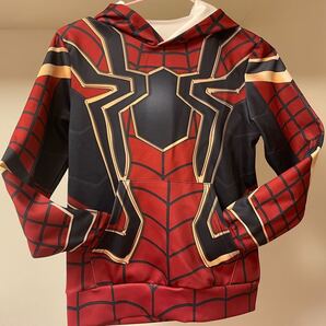 スパイダーマン キッズ コスプレパーカー XS ハロウィン
