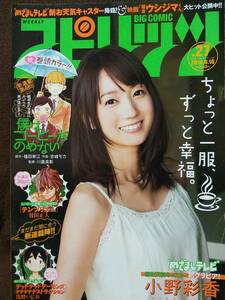 週刊ビッグコミックスピリッツ 2014年No.27 グラビア切り抜き 小野綾香