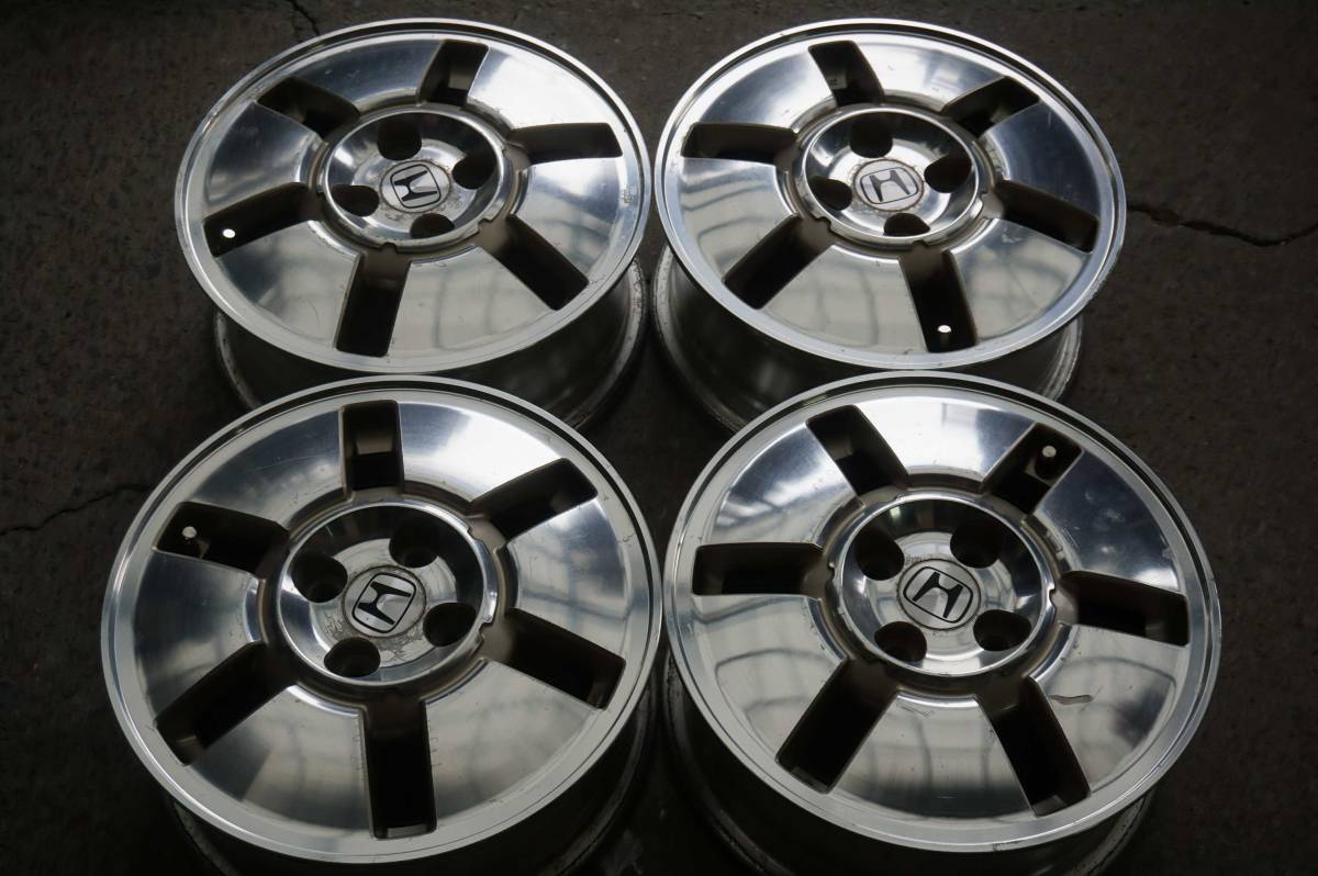 即決 ホンダ モビリオ スパイク 純正 14in 5.5J +45 PCD100 フィット 等流用 *278