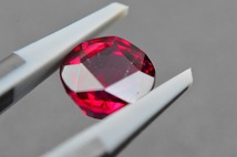 天然ロードライトガーネット　ルース　約2.773ct　GRJソーティング付き　ジュエリー　薔薇柘榴石　CN-061_画像4