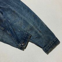 ★ Levi's 70370-0216 リーバイス 80's フランス製 ジージャン デニムジャケット 38 ダメージ加工_画像6